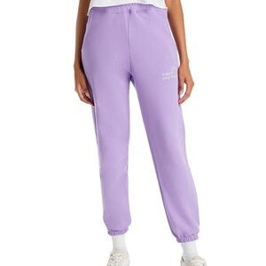 Krost The Austin Support Your Friends Cotton Sweatpants in Purple